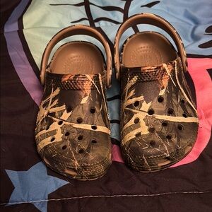 Kids Camouflage Clogs